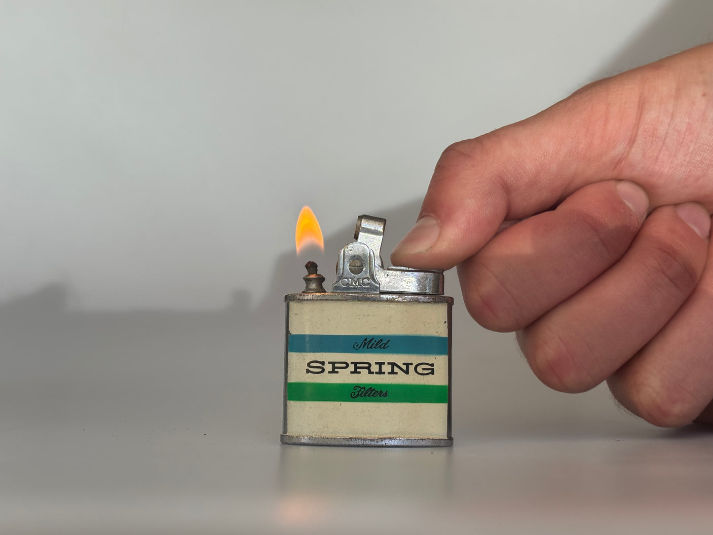 c. 1960’s Spring Mild Filters Pocket Lighter