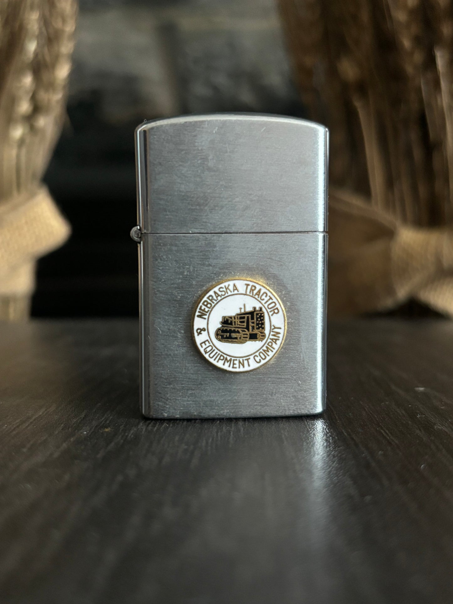 c. 1960’s Nebraska Tractor & Equipment Company Flip Top Lighter