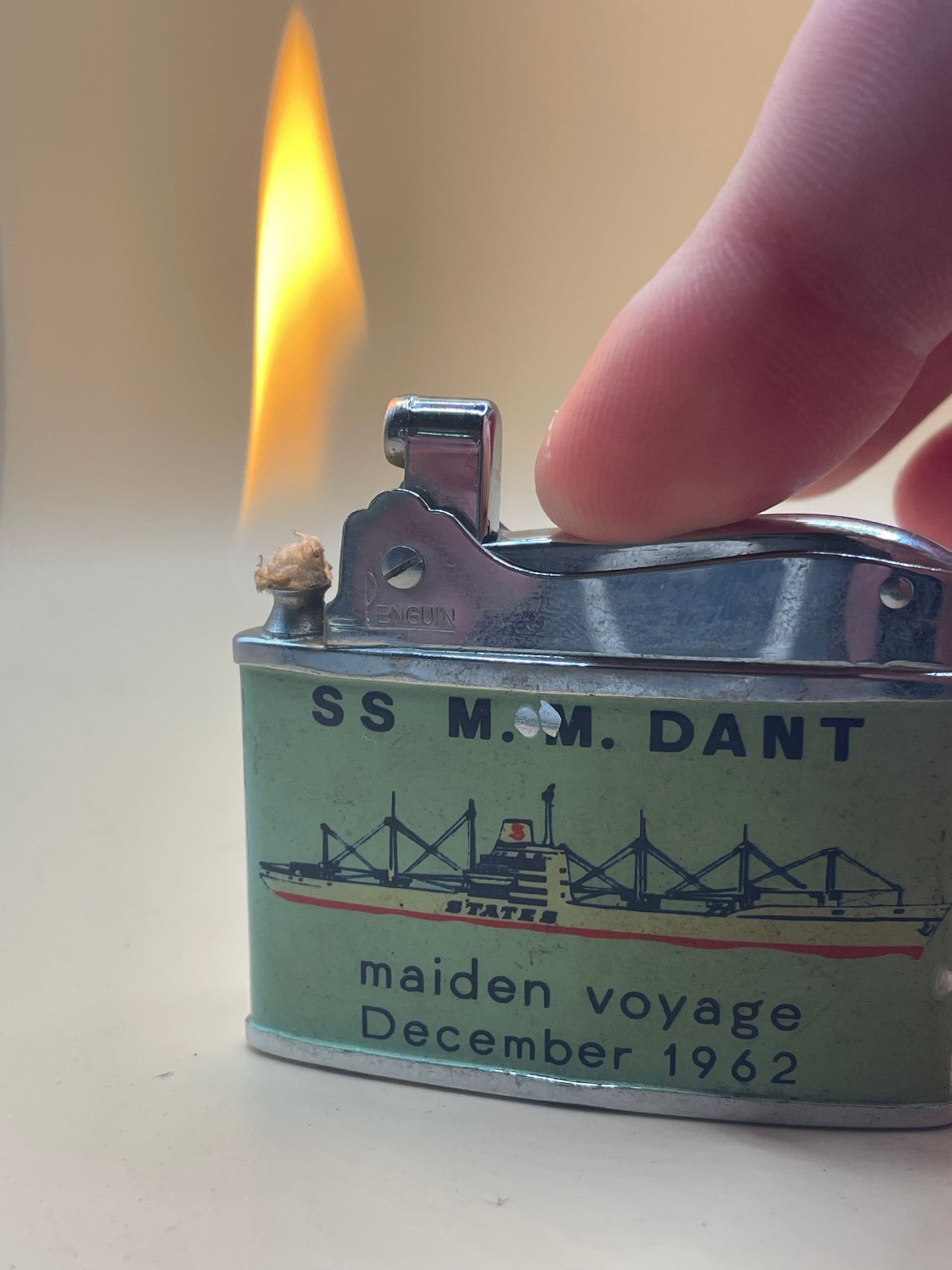 S.S. M.M. DANT Historical lighter