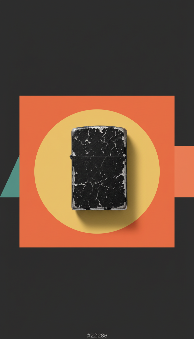 1940s Zippo Black Crackle Finish