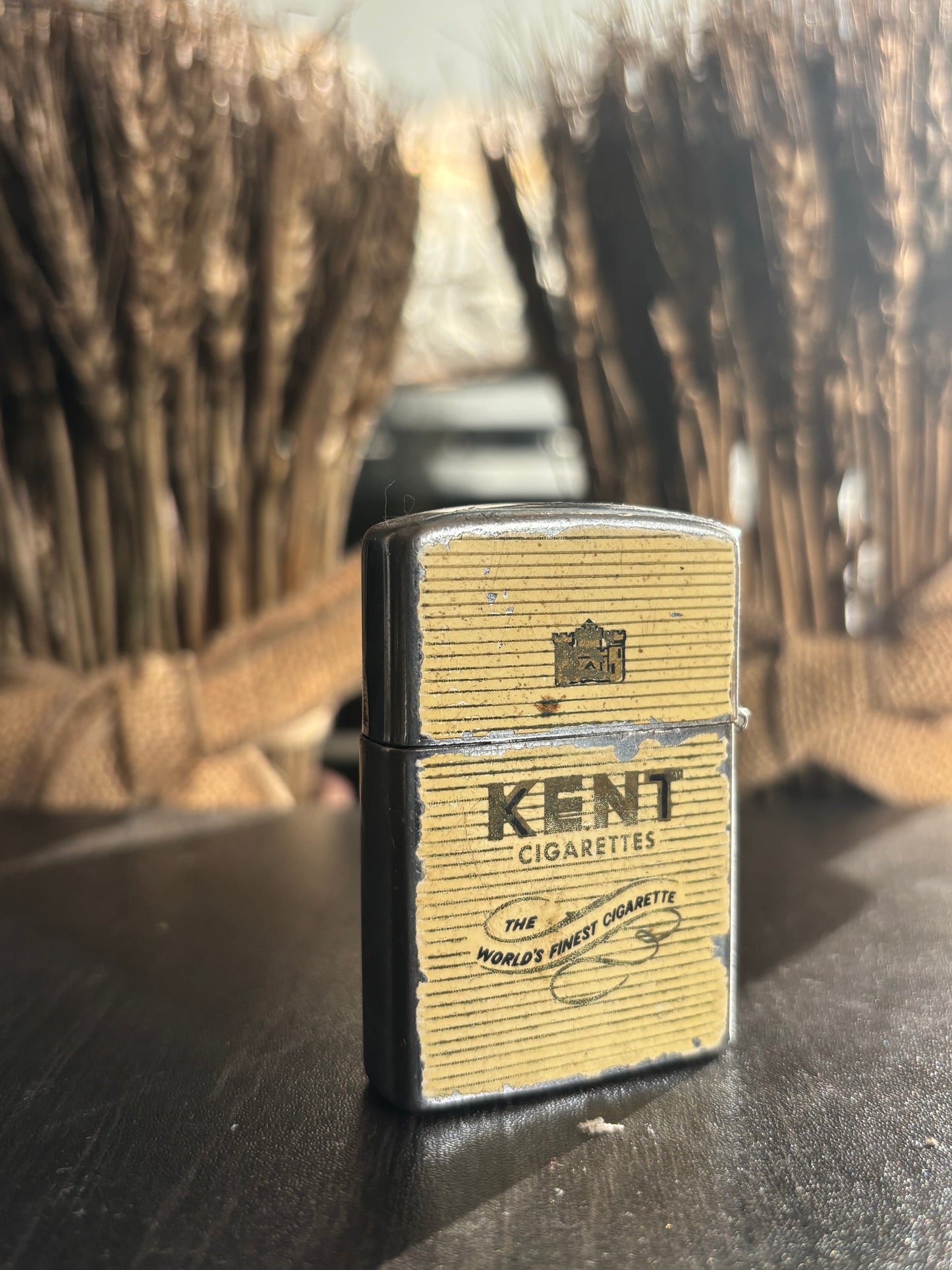 c. 1960’s Kent Cigarettes Castle Flip Top Lighter by Hadson