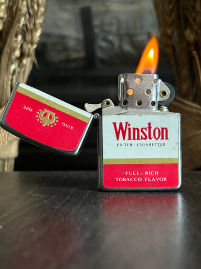 c. 1960’s Winston Cigarettes Flip Top Lighter