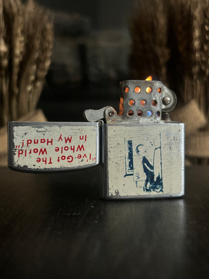 c. 1960’s ‘I’ve Got The Whole World In My Hand’ Flip Top Lighter