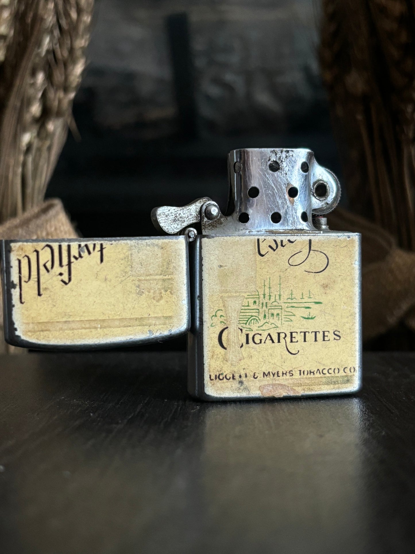 c1960’s Chesterfield Cigarettes Flip Top Lighter