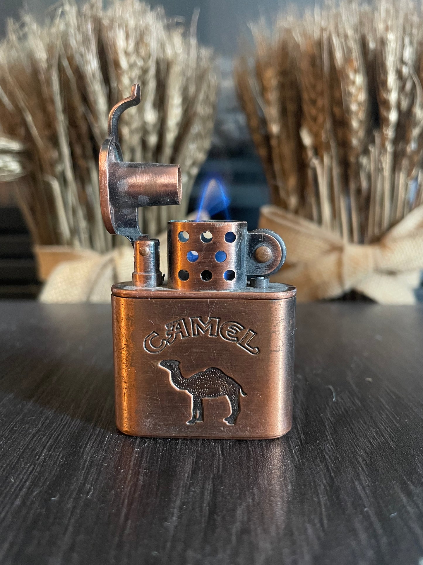 Camel Trench Style Bronze Lighter