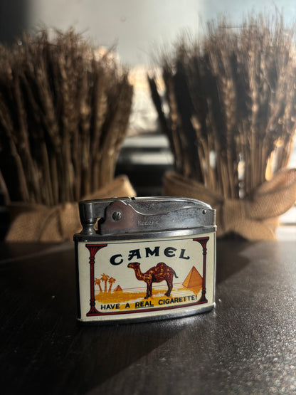 c. 1960’s Camel Cigarettes Flat Advertisement Lighter by Modern