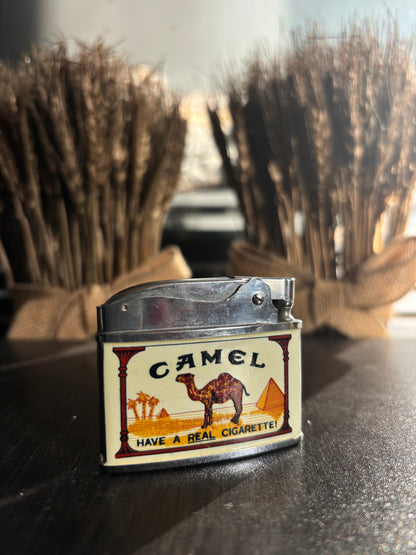 vintage camel cigarette lighters Filters Lighter c. 1960's Camel Cigarettes Flat