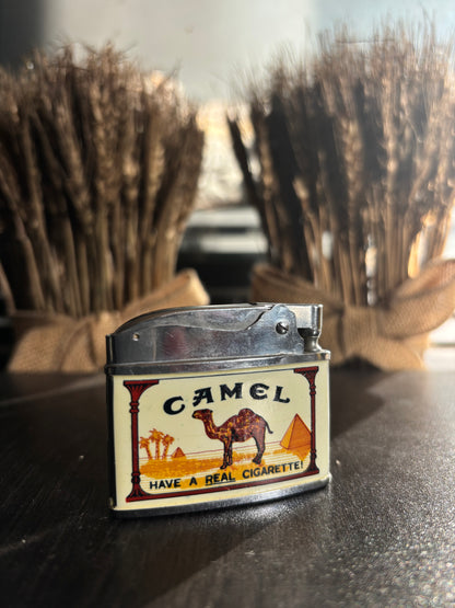 c. 1960’s Camel Cigarettes Flat Advertisement Lighter by Modern