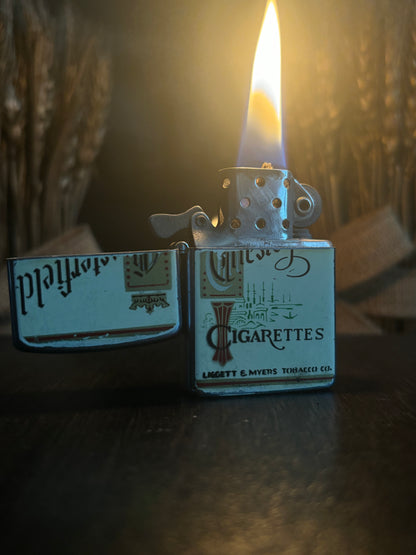 c. 1960’s Chesterfield Cigarettes Flip Top Lighter by Continental