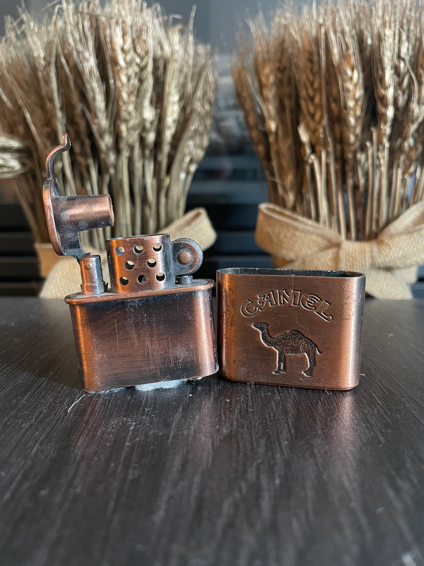 Camel Trench Style Bronze Lighter