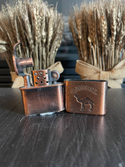 Camel Trench Style Bronze Lighter