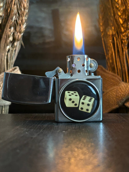 c. 1980’s Dice Flip Top Lighter