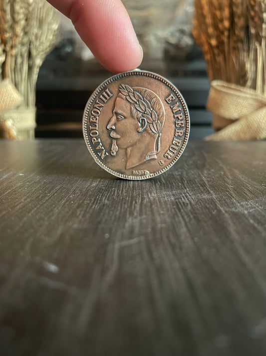 c. 1960s Napoleon III Coin Lighter