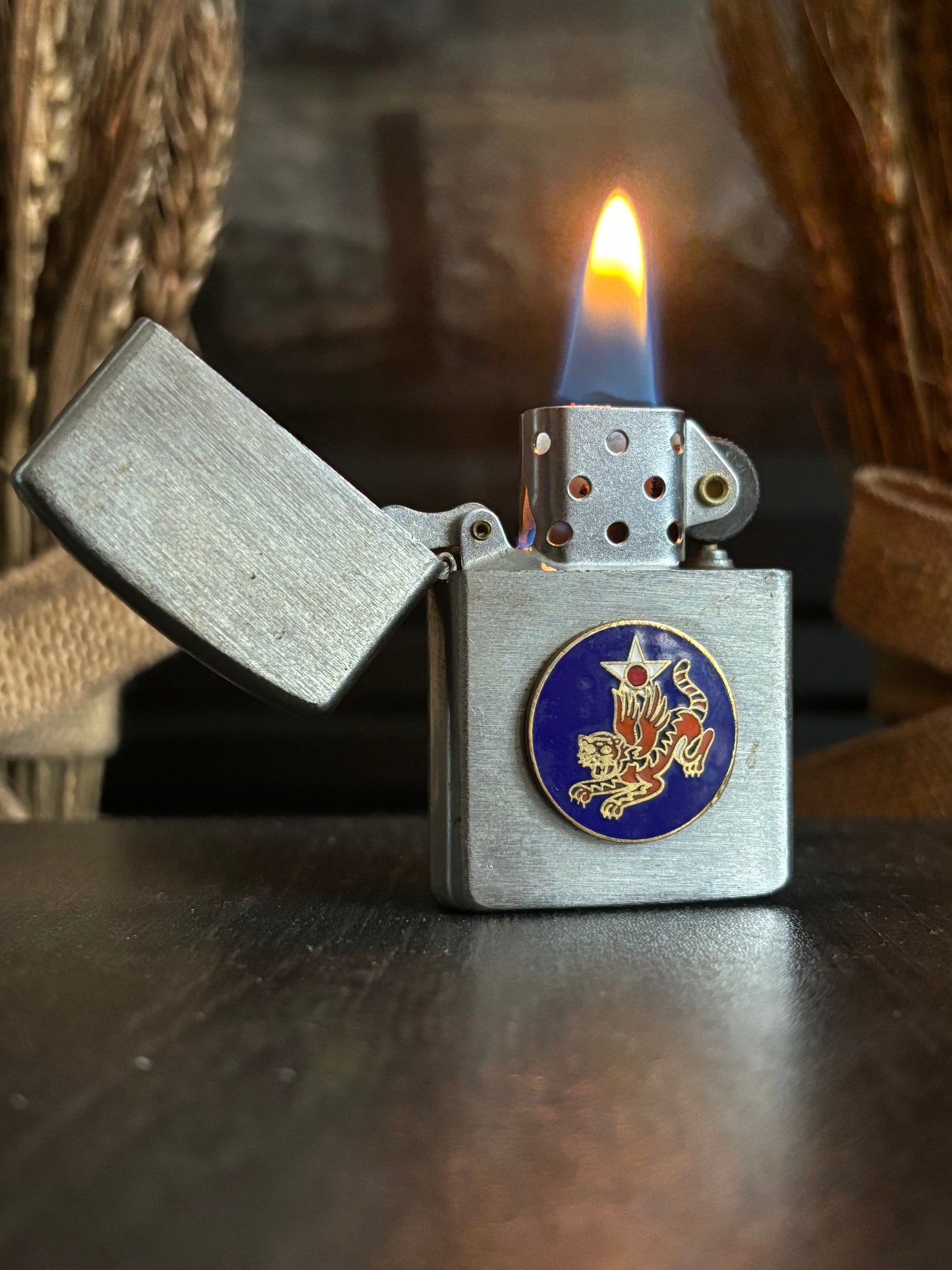 c. 1950’s Flying Tiger 14th Air Force Pocket Lighter