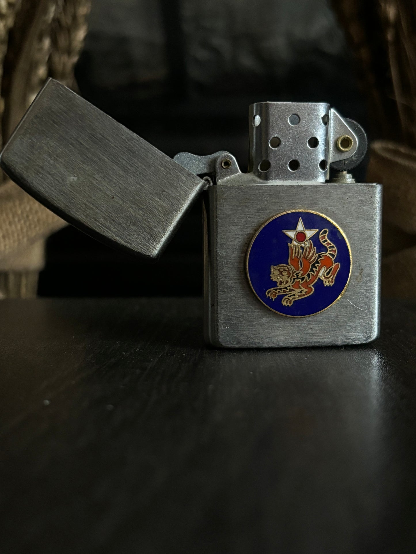 c. 1950’s Flying Tiger 14th Air Force Pocket Lighter