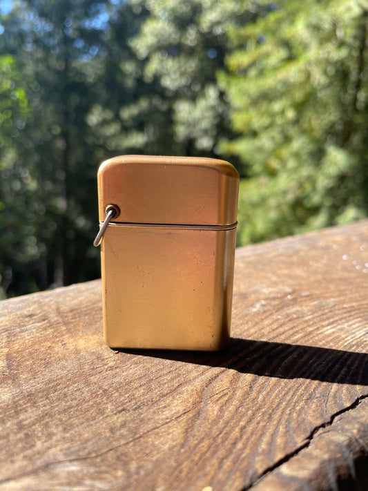 1970s Gold Toned Storm Master Lighter