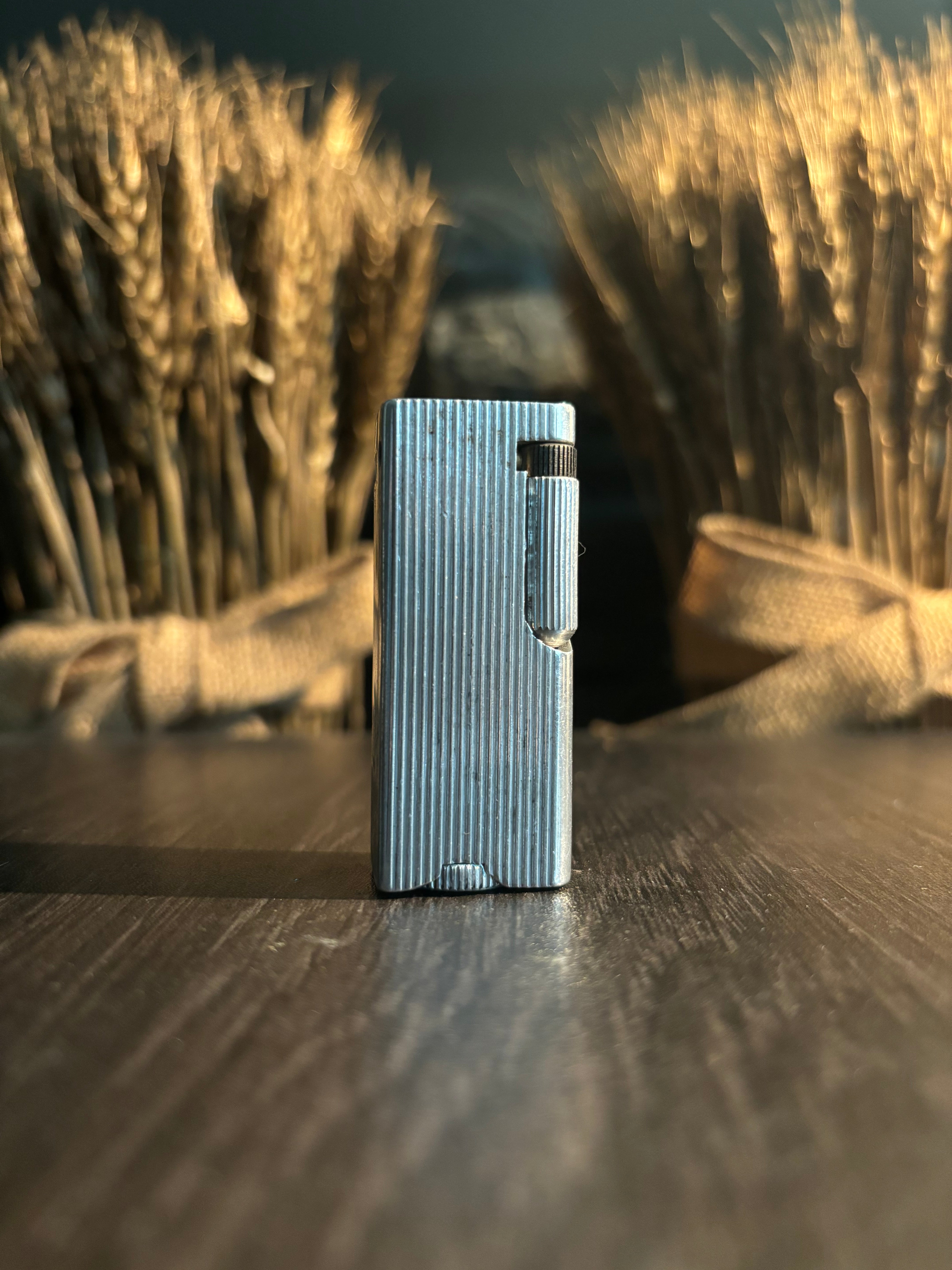 1940’s Aluminum Block Lighter w/ Art Deco Design – Timeless Spark