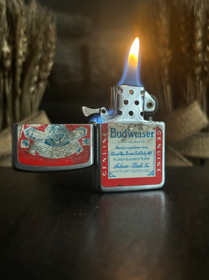 c. 1980’s My-Lite Budweiser Flip Top Lighter