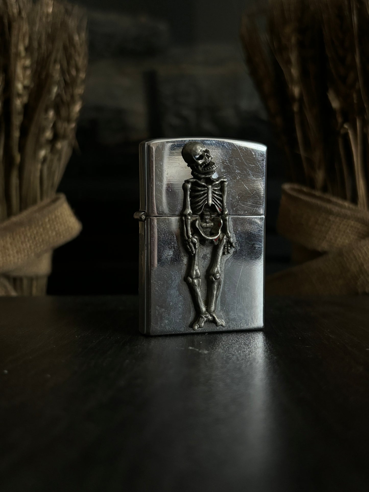 1990’s Skeleton Novelty Flip Top Lighter