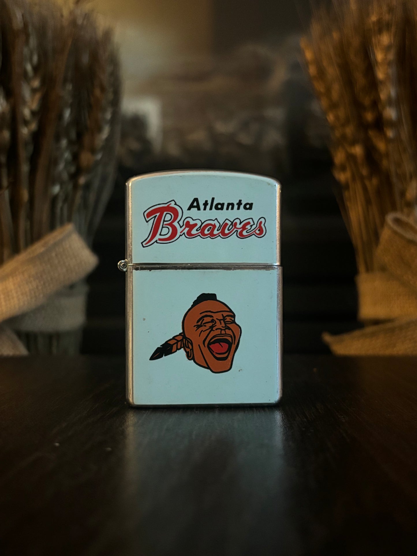 1960’s Atlanta Braves Pocket Flip Top Lighter