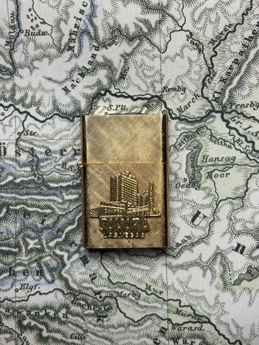 Sahara Las Vegas 14k Gold Plated Lighter