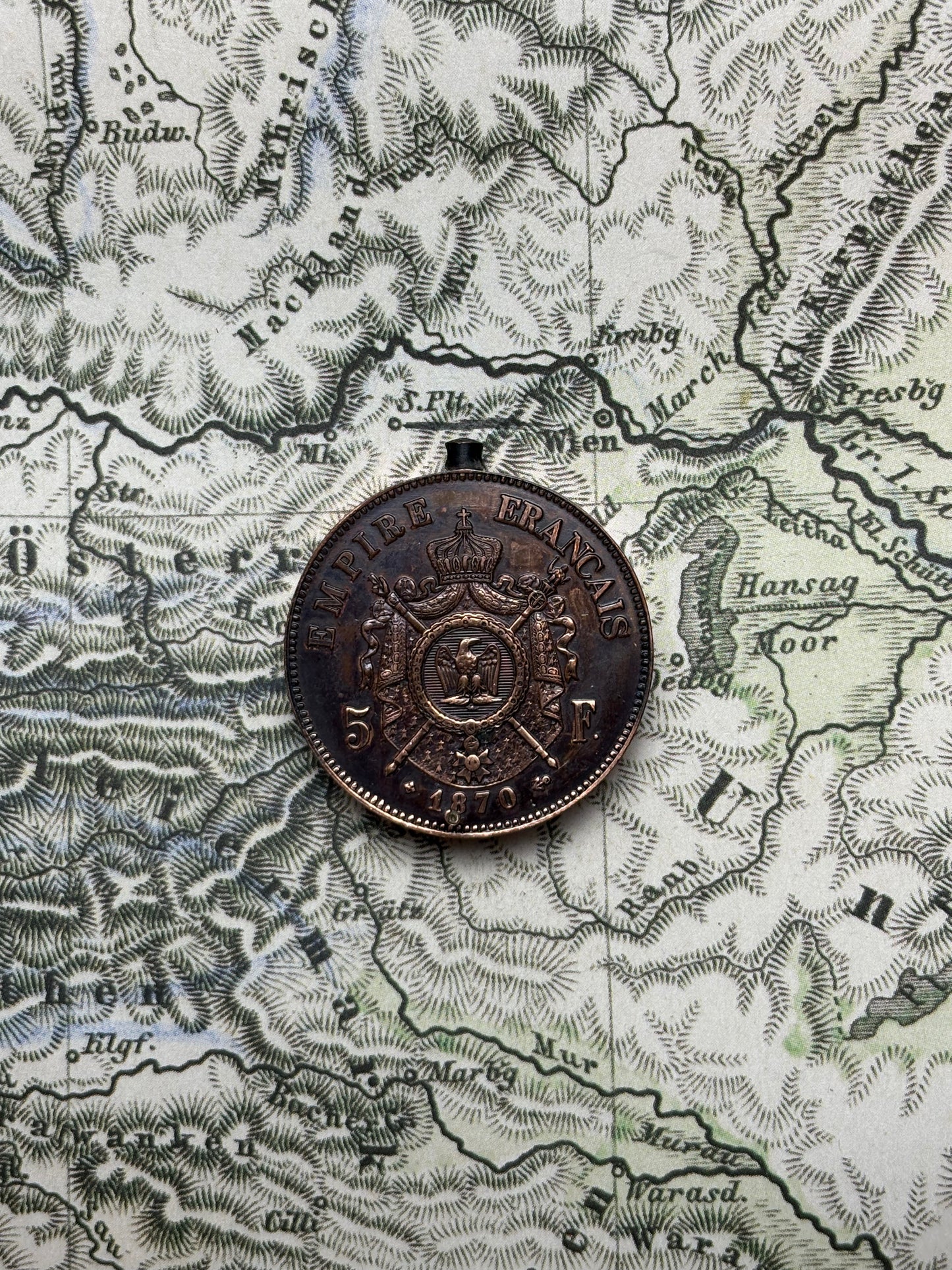 Napoleon III Coin Lighter