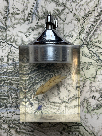 Lucite Wheat Table Lighter