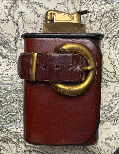 c. 1940’s Evans Belt Buckle Table Lighter