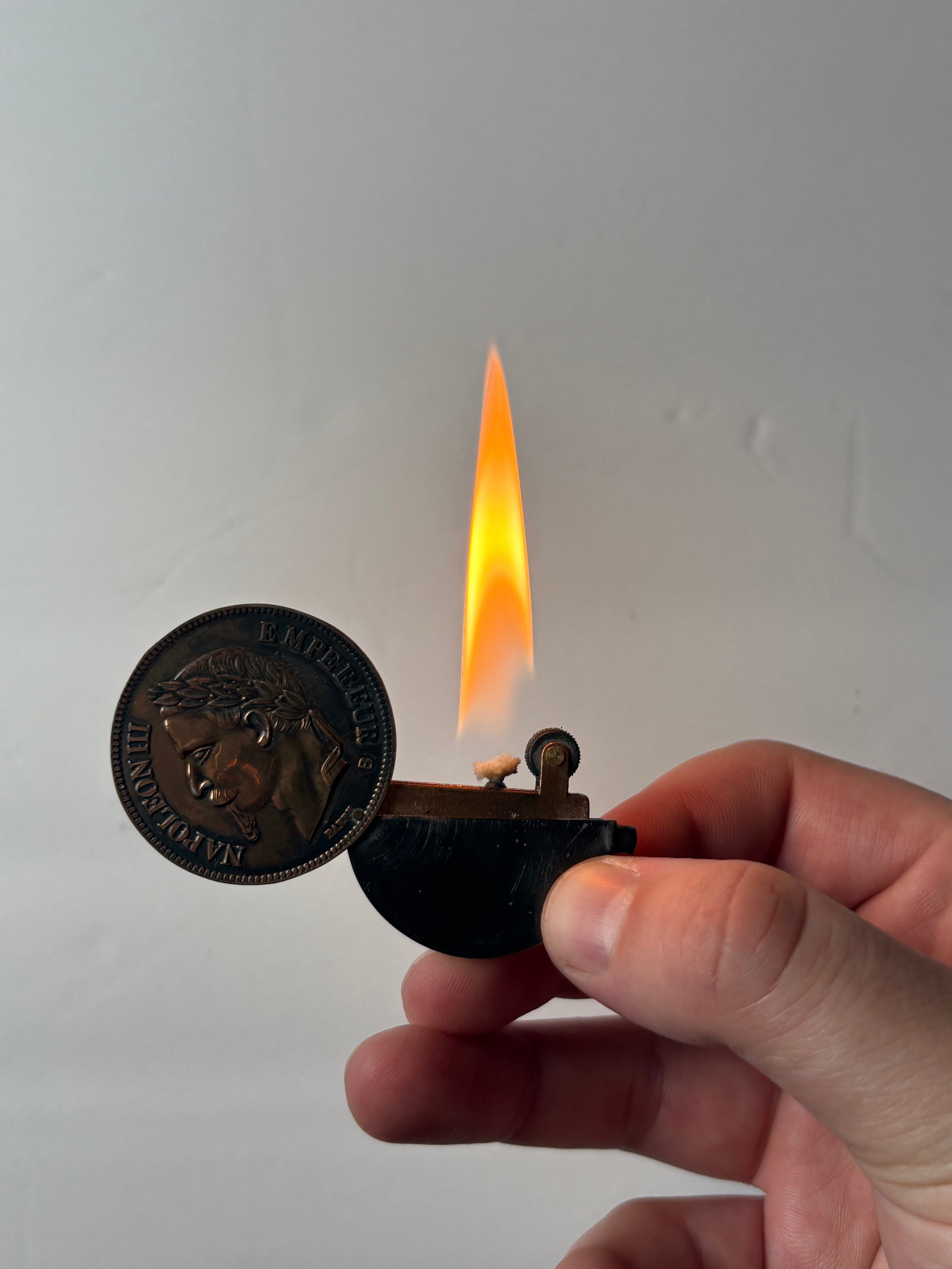 Napoleon III Coin Lighter – Timeless Spark