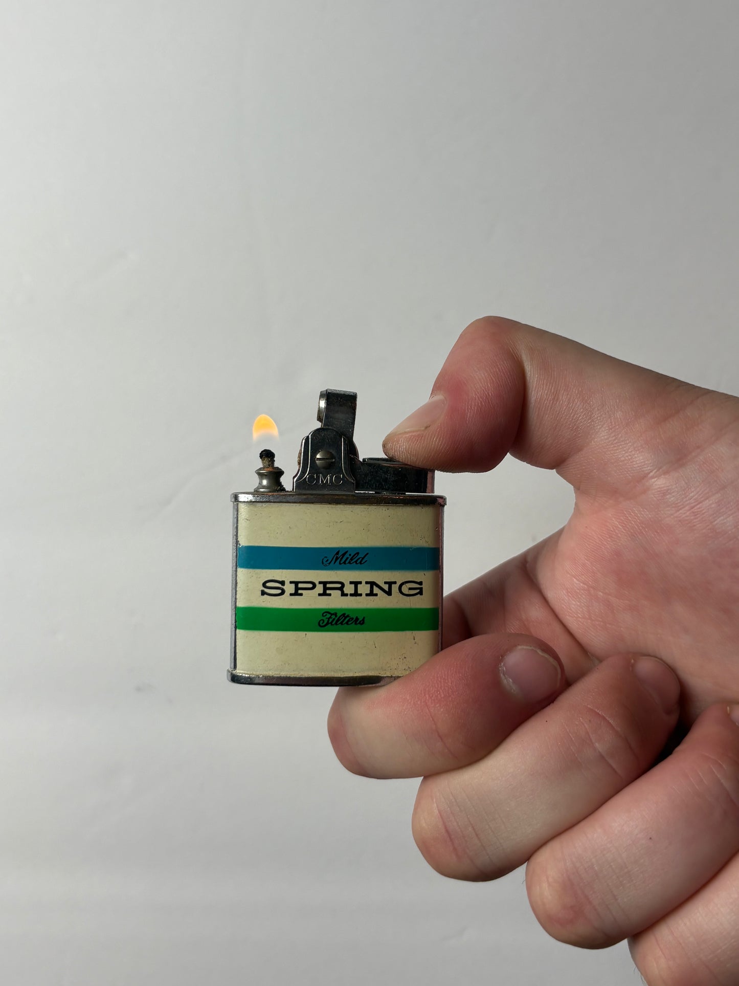c. 1960’s Spring Mild Filters Pocket Lighter