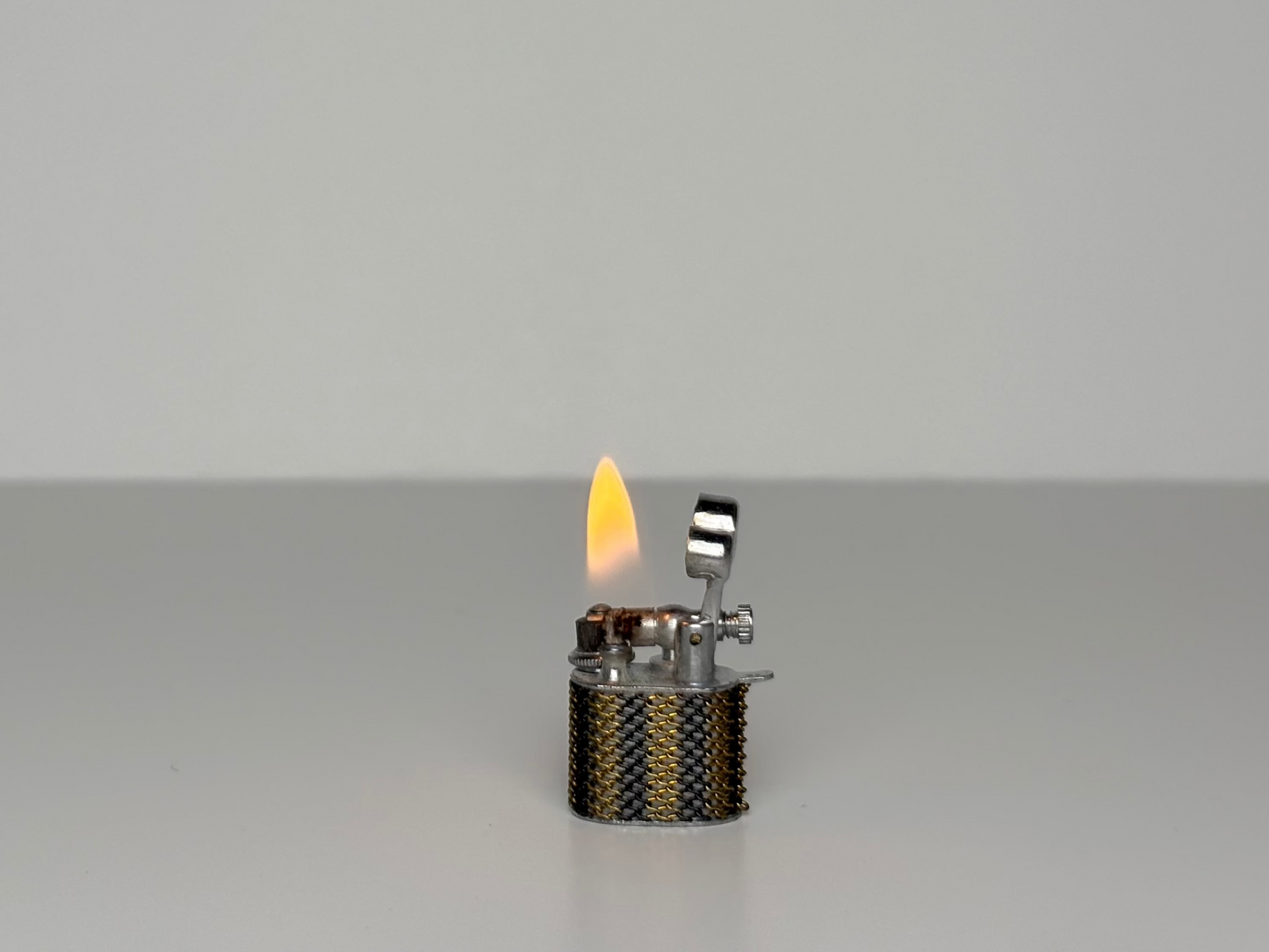 1960s Mini Chain Mail Lift Arm Lighter